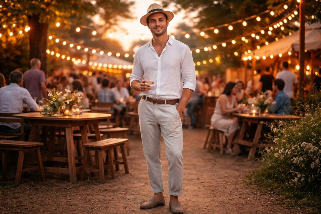 Le look guinguette homme : parfait pour vos soirées estivales
