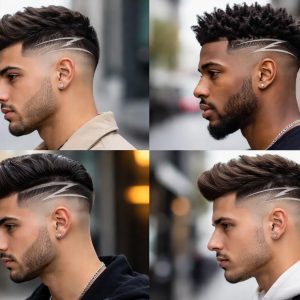 Les coupes de cheveux homme dégradé avec trait en z qui vont faire sensation cette année