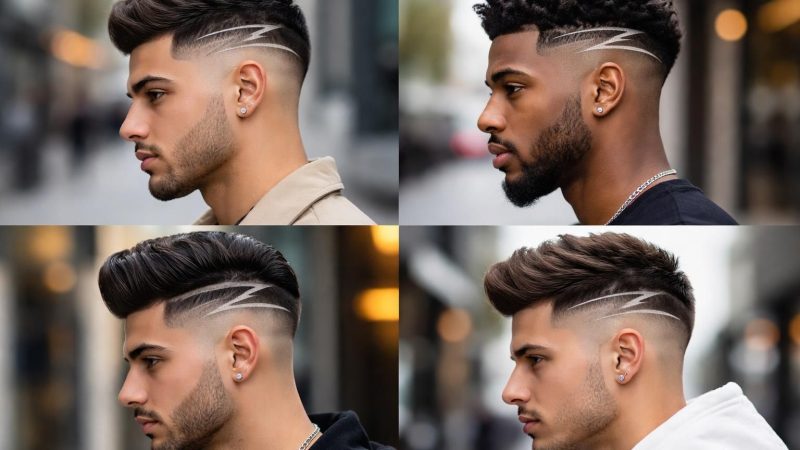Les coupes de cheveux homme dégradé avec trait en z qui vont faire sensation cette année