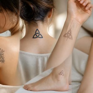 Les variations de tatouage triquetra pour une femme à explorer
