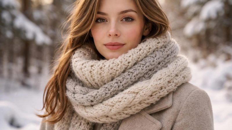 Tour de cou en laine : chaleur et style pour l’hiver